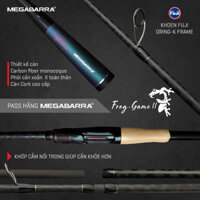 Cần lure Megabarra Frog Game máy ngang - máy đứng chuyên lure lóc bông chẽm Đi Câu Câu Cá Bắt Cá