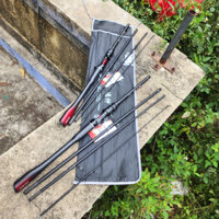 Cần lure Orca 4 khúc khoen titanium độ cứng M