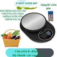 Cân Nhà Bếp Bằng Thép Không Gỉ, Cân Thực Phẩm Gia Dụng, 3KG,5KG,10KG Cân Tiểu Ly, Cân Đồ Trang Sức Cầm Tay Cân Nhà Bếp