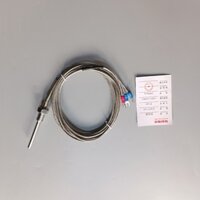 Can nhiệt, dây cảm biến nhiệt độ PT100 WZP-01 đầu dò phi 4*50mm ren ZG ⅛ (Φ9)