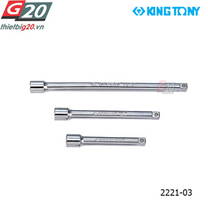 Cần nối Kingtony 2221-03, 1/4" dài 75mm