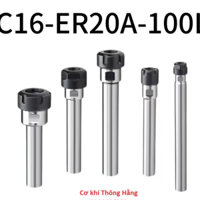 Cán nối trụ C12/16/20/25/32 lắp Collet ER11-ER16-ER20-ER25-ER32, chất liệu thép cao cấp