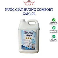 Can nước giặt 10L hương Com'for, nước giặt xả công nghiệp, nước giặt trắng sáng thơm lâu sạch bẩn Bonny 3in1, Can 10L