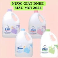 Can Nước giặt quần áo em bé Dnee 3000ml-Nước Giặt Xả Cho Trẻ Em an toàn, Chính hãng Công ty Đại Thịnh chuẩn thái