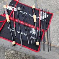 Cần Orca Travel - 5 khúc + 1  - Khoen Fuji - Độ Cứng L+ 1m73 / 1m88 - L ( Đứng + Ngang ) .