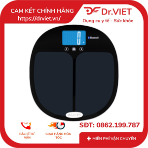 Cân phân tích chỉ số cơ thể kết nối App Salter 9192BK3R