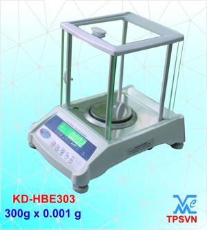 Cân phân tích Taiwan KD- HBE 303 max 300g/d=0.001g