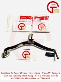 Cần Sang Số Super Dream - Wave Alpha - Wave ZX - Future 1 Kèm Cao Su Chính Hãng