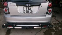 Cản sau xe Kia morning , ống Inox dày, hai ống, nhựa đẹp.