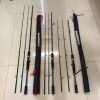 Cần shimano 2 ngọn chuyên câu lure có máy đứng và ngang