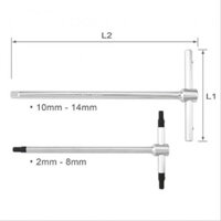 Cần Siết Chữ T Đầu Lục Giác 6mm Toptul AGDB0621