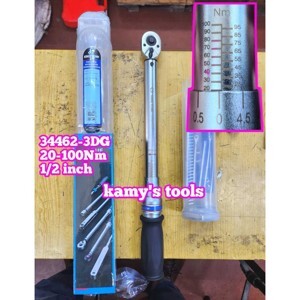 Cần siết lực 1/2 inch 20~100 N.m Kingtony 34462-3DG