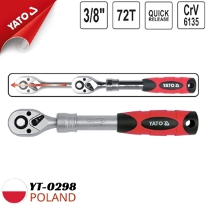 Cần siết lực điều chỉnh ngắn dài 3/8" Yato YT-0298