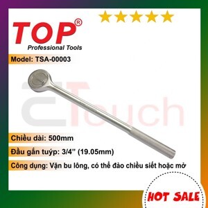 Cần siết tự động 3/4 top đầu tròn xi mờ TSA-00003