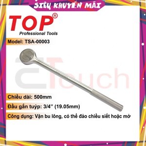 Cần siết tự động 3/4 top đầu tròn xi mờ TSA-00003