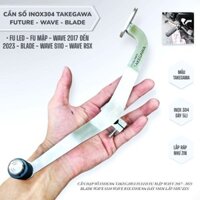 Cần số inox 304 Takegawa dày 5li gắn cho dream, wave, future, exicter, sirius, phụ tùng xe máy-caoduongracing
