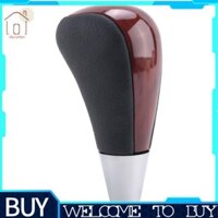 Cần số núm chuyển số hạt gỗ cho phụ kiện Vios Fortuner, màu đen