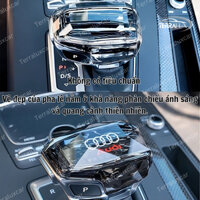 Cần số ô tô pha lê, Tay Nắm Cần Số Xe Hơi Audi Có Đèn Led Cảm Ứng TERRALUXCAR2025 A4L/Q5L/Q7/A5/A6L/A8