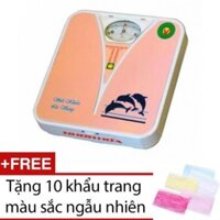 Cân sức khỏe 120 kg Nhơn Hòa NHHS-120-K2 + Tặng 10 khẩu trang màusắc ngẫu nhiên