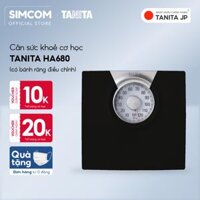 Cân sức khoẻ cơ học Tanita HA680 Nhật Bản,Cân Tanita, chính hãng nhật bản,cân cơ học,cân chính hãng,cân nhật bản,cân sức khoẻ y tế,cân sức khoẻ gia đình,cân sức khoẻ cao cấp,cân120kg,cân 130kg,Cân sức khoẻ mini - Đen