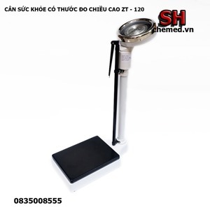 Cân sức khỏe có thước đo chiều cao ZT-120