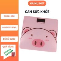 Cân sức khỏe hình con heo. Cân điện tử mini dùng pin con thỏ Hải Triều Sports