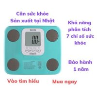 Cân sức khỏe Nhật Bản BC-859, khả năng phân tích 7 chỉ số sức khỏe