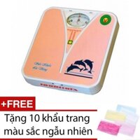 Cân sức khỏe Nhơn Hòa 120kg NHHS-120-K2 + Tặng 10 khẩu trang màu sắc ngẫu nhiên