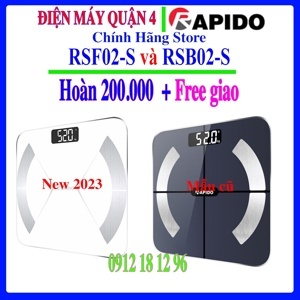 Cân sức khỏe phân tích chỉ số cơ thể Rapido RSF01-S