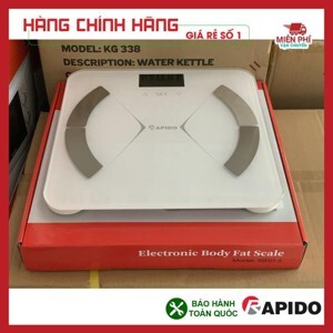 Cân sức khỏe phân tích chỉ số cơ thể Rapido RSF01-S