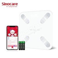 Cân sức khỏe thông minh Sinocare Body Fat Scale cân điện tử tích hợp app theo dõi sức khỏe