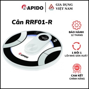 Cân sức khỏe và phân tích các chỉ số cơ thể Rapido RRF01-R