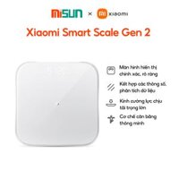 Cân Sức Khỏe Xiaomi Thông Minh Mi Smart Scale 2 NUN4056GL- Trắng - Hàng chính hãng