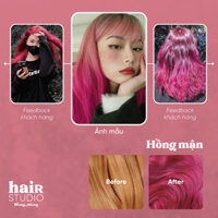 (CẦN TẨY LEVEL 7 - MÀU MAGENTA PINK/HỒNG ÁNH TÍM/HỒNG MẬN) Sản phẩm tự nhuộm tóc tại nhà tiện dụng, an toàn, dễ dùng