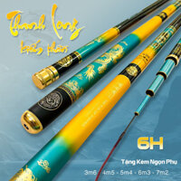 Cần tay THANH LONG KIẾM THẦN 6H - PBL 28i bản đẹp, đi kèm ngọn phụ