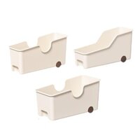 Cán Thùng Đựng Thùng Tổ Chức Có Bánh Xe Cuộn Hộp Đựng Thùng Chứa Hộp Đựng Tủ Tủ Tủ Tủ Quần Áo