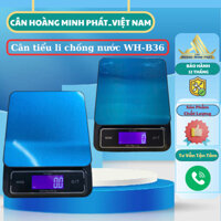 Cân tiểu li nhà bếp chống nước WH-B36 định lượng 6KG/0.1G và 10KG/1G. Cân làm bánh sạc USB