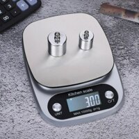 Cân tiểu ly điện tử chính hãng Kitchen Scale 1g-10kg giúp định lượng thực phẩm.