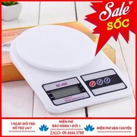 Cân tiểu ly điện tử để bàn 10 kg - cân nhà bếp mỏ vuông chính xác tới từng gam. - Cân  Pin