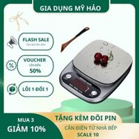 Cân Tiểu Ly Điện Tử Nhà Bếp Mini Scale 10 Định Lượng 1g-10kg, Cân Tiểu Ly Làm Bánh Độ Chính Xác Cao