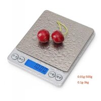 Cân tiểu ly điện tử nhà bếp mini định lượng 0.01-500g,0.1g - 3kg, Cân tiểu ly làm bánh độ chính xác cao kèm