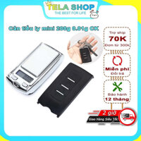 Cân Tiểu Ly Mini 100g Chìa Khóa Xe Hơi Nhỏ Gọn Bỏ Túi Tặng Kèm Pin Tela Shop