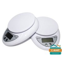 Cân tiểu ly tối đa 5kg, kèm 2 viên pin AAA