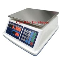 Cân tính tiền chống chịu nước 30kg cân thịt heo bò trái cây ngoài chợ Phím êm Pin khủng dùng được 1 tháng mới sạc lại