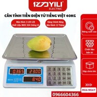 Cân Tính Tiền Điện Tử YILI - Cân Điện Tử Bán Hàng Tiếng Việt 40kg/5g hàng chính hãng Bảo hành 12 Tháng