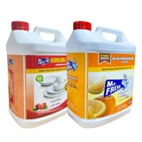 [CAN TO SIÊU TIẾC KIỆM] Nước rửa chén Bát Siêu đậm đặc Mr.Fresh 5L Nhiều Hương