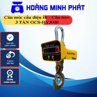 CÂN TREO ĐIỆN TỬ 3 TẤN OCS-HY3000, KÈM ĐIỀU KHIỂN TỪ XA, PHÙ HỢP CÂN SẮT THÉP, VẬT LIỆU NẶNG