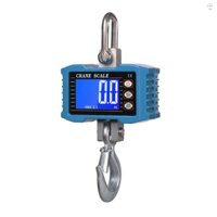 Cân treo kỹ thuật số 1000kg / 2204lbs Cân cần cẩu hạng nặng di động Đèn nền LCD Cân móc công nghiệp Thay đổi đơn vị / Giữ dữ liệu / Tare / Zero cho công trường xây dựng Thị trường du lịch Fi
