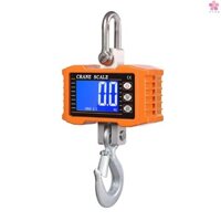 Cân treo kỹ thuật số 1000kg / 2204lbs Cân cần cẩu hạng nặng di động Đèn nền LCD Cân móc công nghiệp Thay đổi đơn vị / Giữ dữ liệu / Tare / Zero cho công trường xây dựng Thị trường du lịch Fi