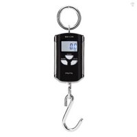 Cân treo kỹ thuật số 200kg / 440lb Cân cần cẩu di động LCD Đèn nền Móc thép Cân cho trang trại Câu cá Săn bắn Thị trường thực phẩm Làm việc ngoài trời